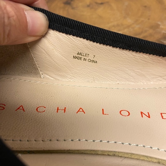 Sasha London BALLET Leopard Print dyed Pony Hair Ballet Flats - Picture 8 of 9